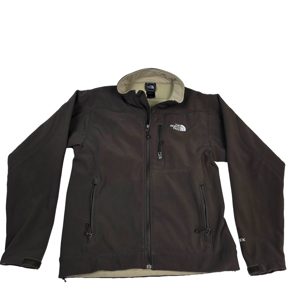 The North Face Mens Brown Full Zip Apex Jacket Small